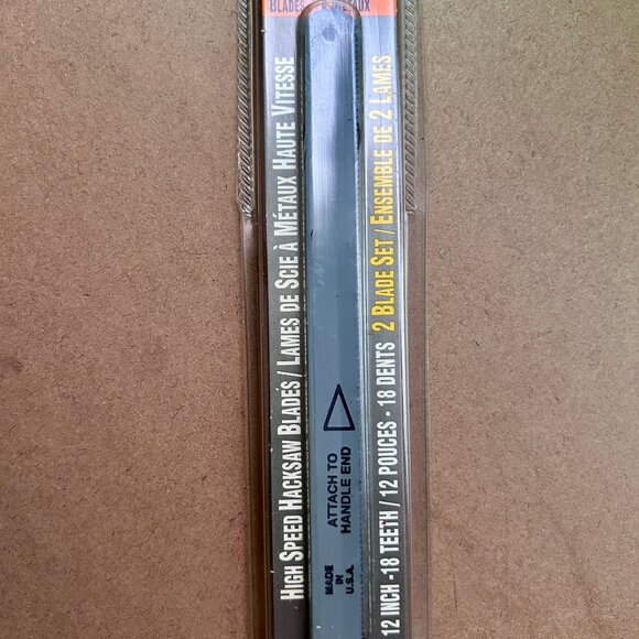 BUCK BROS 076812402134 Blades Hacksaw High Speed 12-Inch / 18 Teeth **NEW** - Picture 2 of 4
